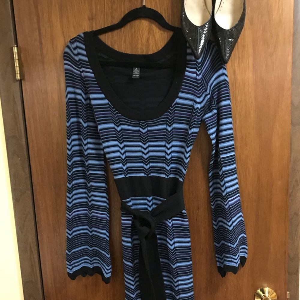 INC lined knit dress.